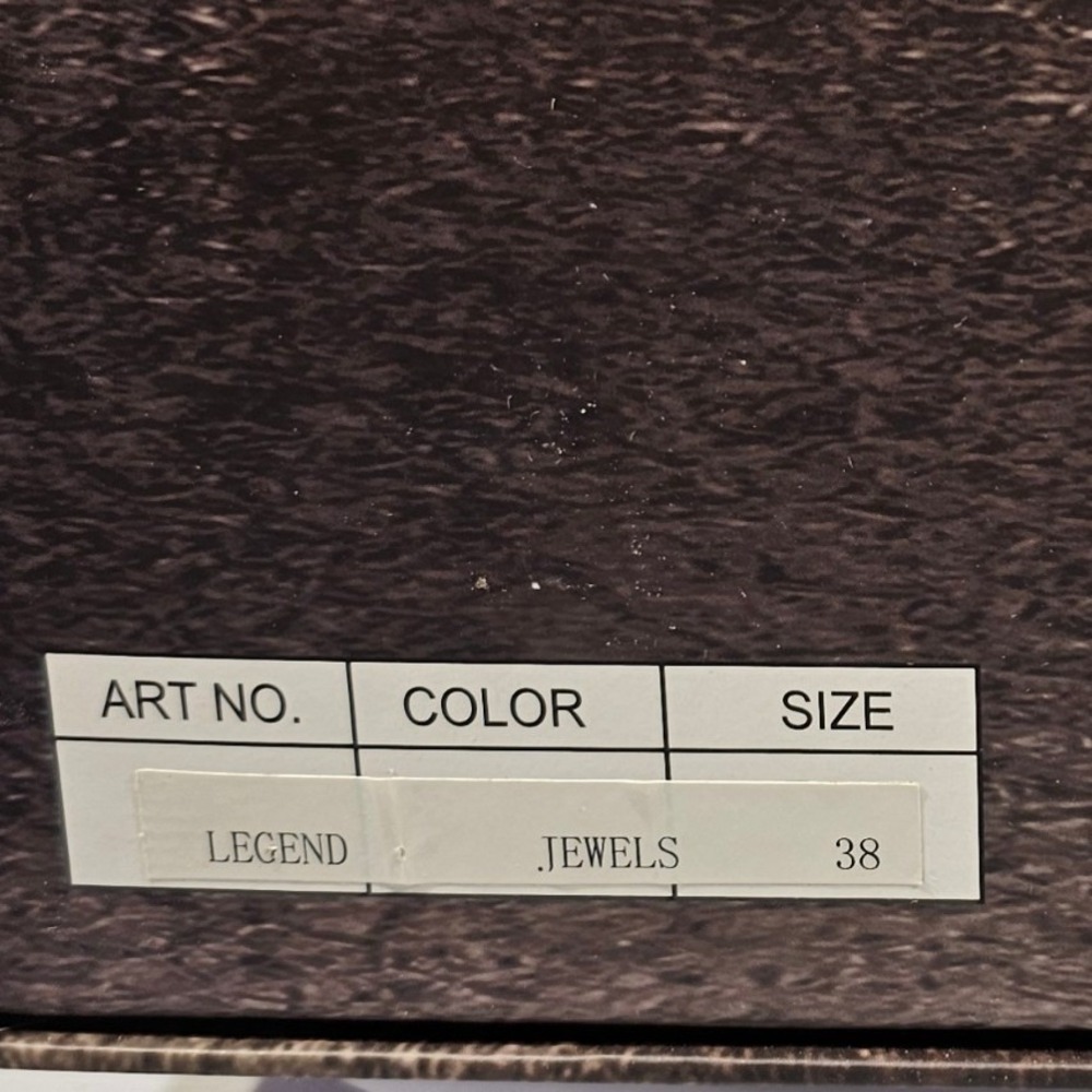 Bernie Mev Legend Jewels Multi Color Woven Platform Pumps Heels Women 38 7.5 New - Picture 5 of 12